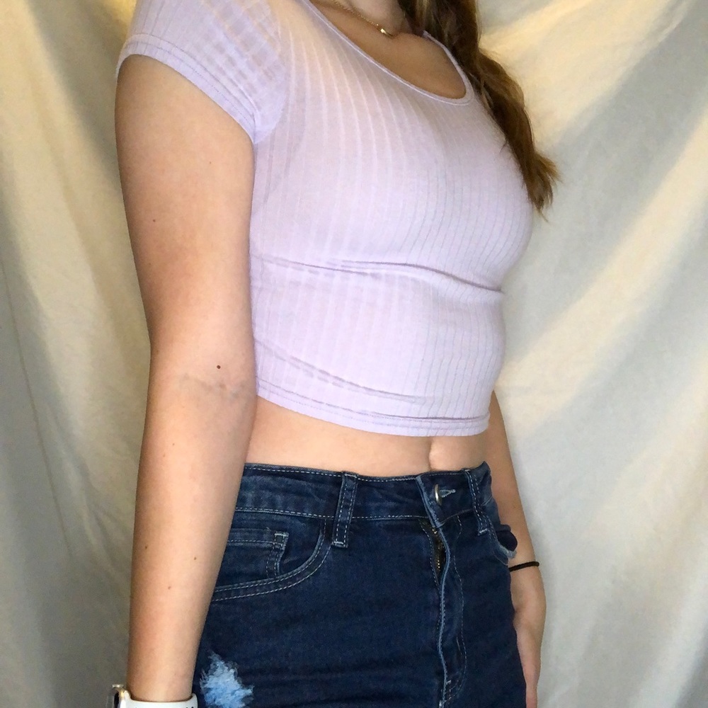 Purple tee
